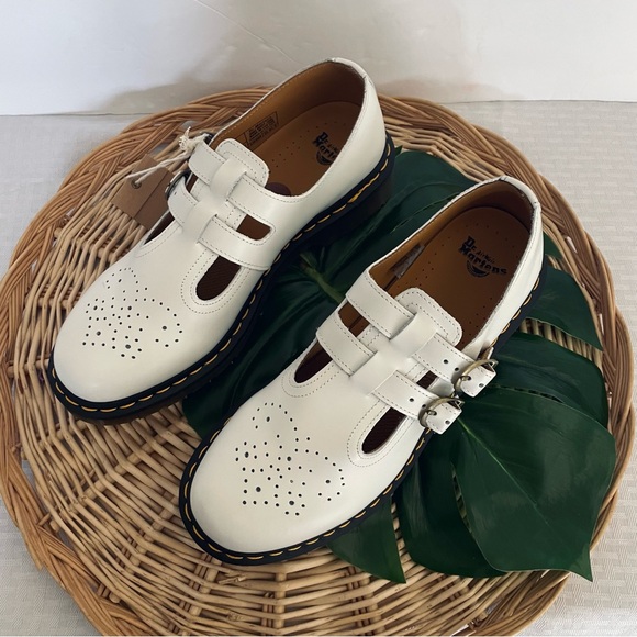 Dr. Martens Leather Virginia buckle double strap Mary Jane loafers New Size 10 - Picture 3 of 16